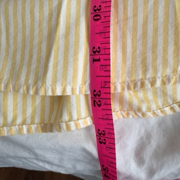 Tommy Hilfiger Men's Long-Sleeve Yellow/White Striped Button Down Size XXL - Picture 4 of 7